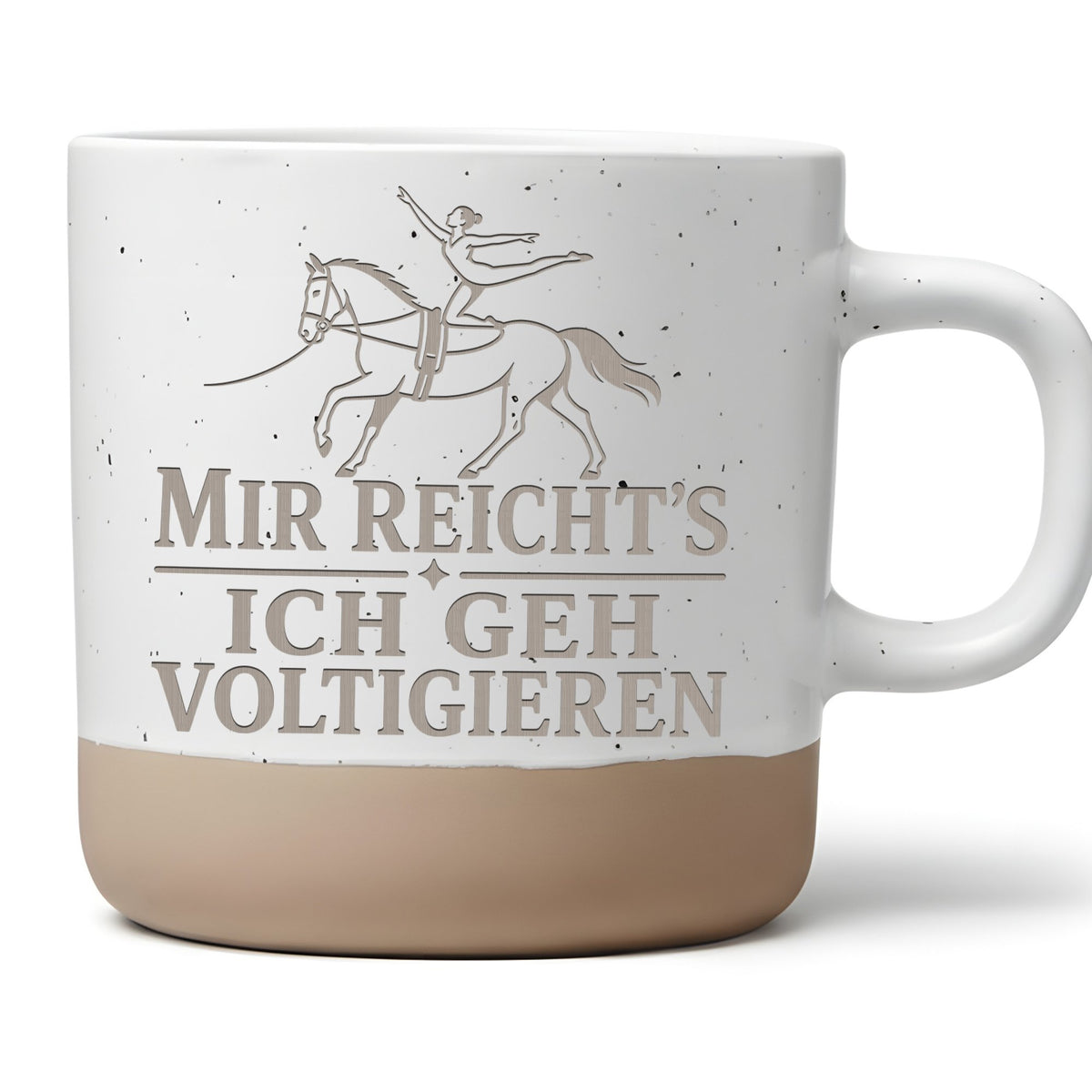 Mir reichts ich geh voltigieren Tasse - Geschenk für Voltigiererin & P – Bild 1