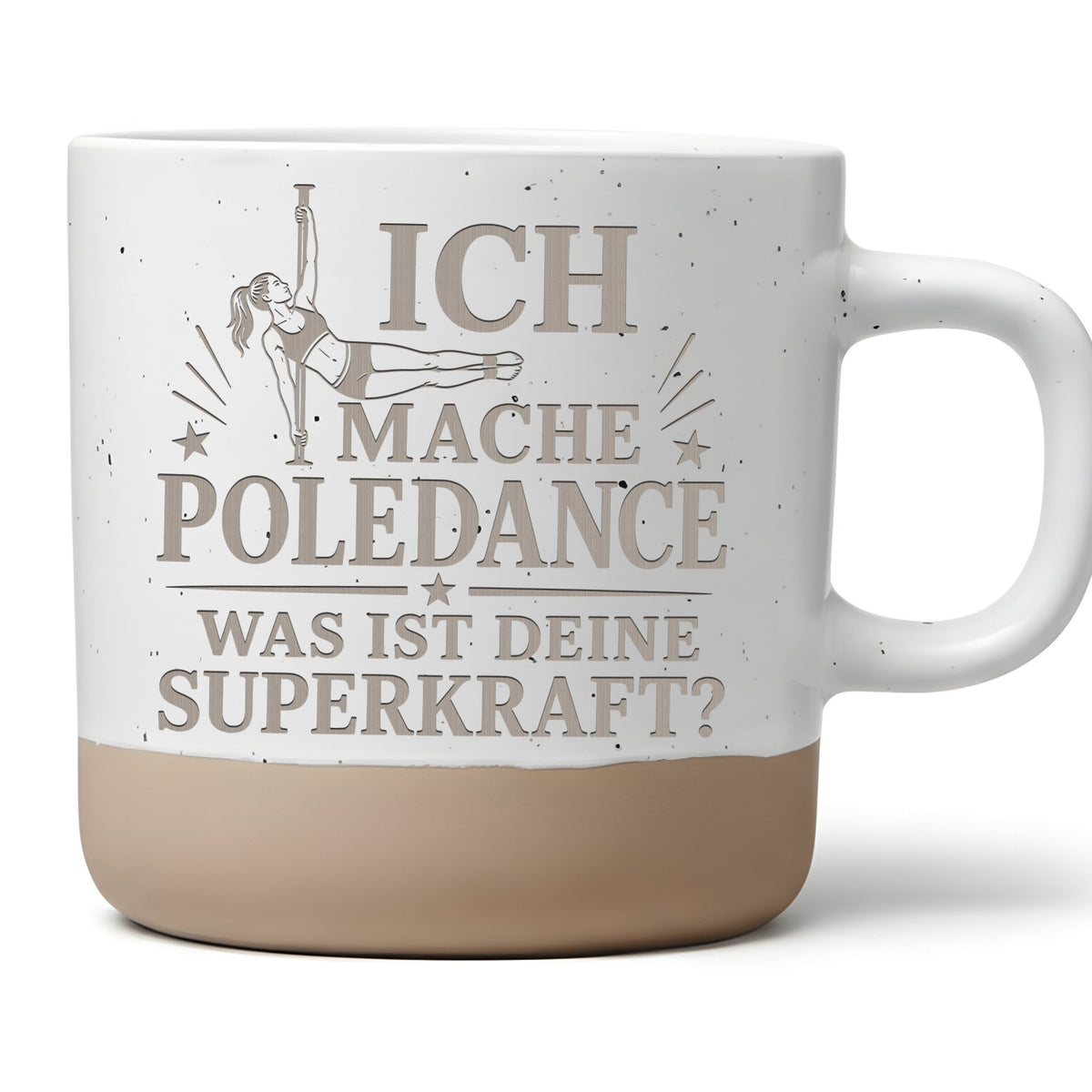 Ich mache Poledance was ist deine Superkraft Tasse - Geschenk für Pole – Bild 1