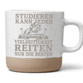 Studieren kann jeder Vielseitigkeit reiten nur die Besten Tasse - Gesc – Bild 1