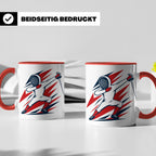 Dabbing Fechter Tasse lustiges Fechten Geschenk für Fechtspo – Rot [farbe:rot]