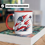 Dabbing Fechter Tasse lustiges Fechten Geschenk für Fechtspo – Rot [farbe:rot]