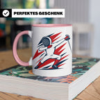Dabbing Fechter Tasse lustiges Fechten Geschenk für Fechtspo – Rosa [farbe:rosa]