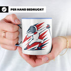 Dabbing Fechter Tasse lustiges Fechten Geschenk für Fechtspo – Blau [farbe:blau]