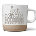 Pony Papa Tasse wie ein normaler nur viel cooler - Geschenk für Vater  – Bild 1