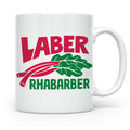 Laber Rhabarber Tasse, lustiger Spruch für Vielredner & Quat – Weiß [farbe:weiß]