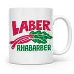 Laber Rhabarber Tasse, lustiger Spruch für Vielredner & Quat – Weiß [farbe:weiß]
