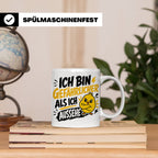 Gefährlicher als ich aussehe Tasse mit bösem Küken Motiv, lu – Weiß [farbe:weiß]