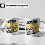 Gefährlicher als ich aussehe Tasse mit bösem Küken Motiv, lu – Weiß [farbe:weiß]