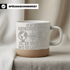 Ich bin Erdkundelehrer und weiß wo es langgeht Tasse - Lustiges Gesche – Bild 3