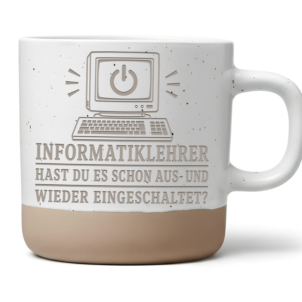 Informatiklehrer hast du es schon aus und wieder eingeschaltet Tasse - – Bild 1