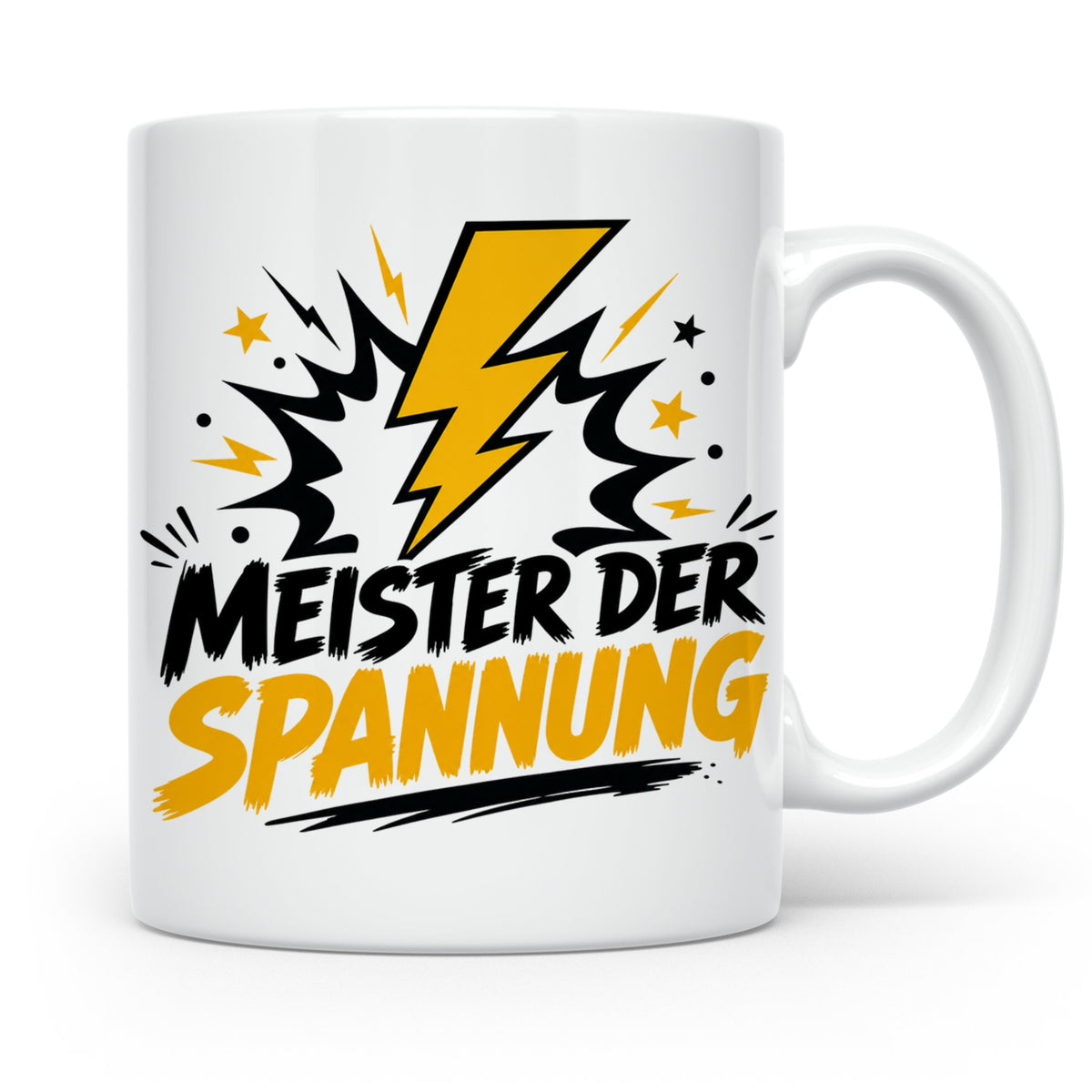 Elektriker Tasse Meister der Spannung Spruch | Geschenk für  – Weiß [farbe:weiß]