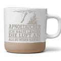 Apnoetaucher ich halte länger die Luft an als du reden kannst Tasse -  – Bild 1