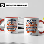 Mechaniker Tasse mit Spruch | KFZ Mechatroniker Geschenkidee – Rot [farbe:rot]