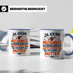 Mechaniker Tasse mit Spruch | KFZ Mechatroniker Geschenkidee – Blau [farbe:blau]