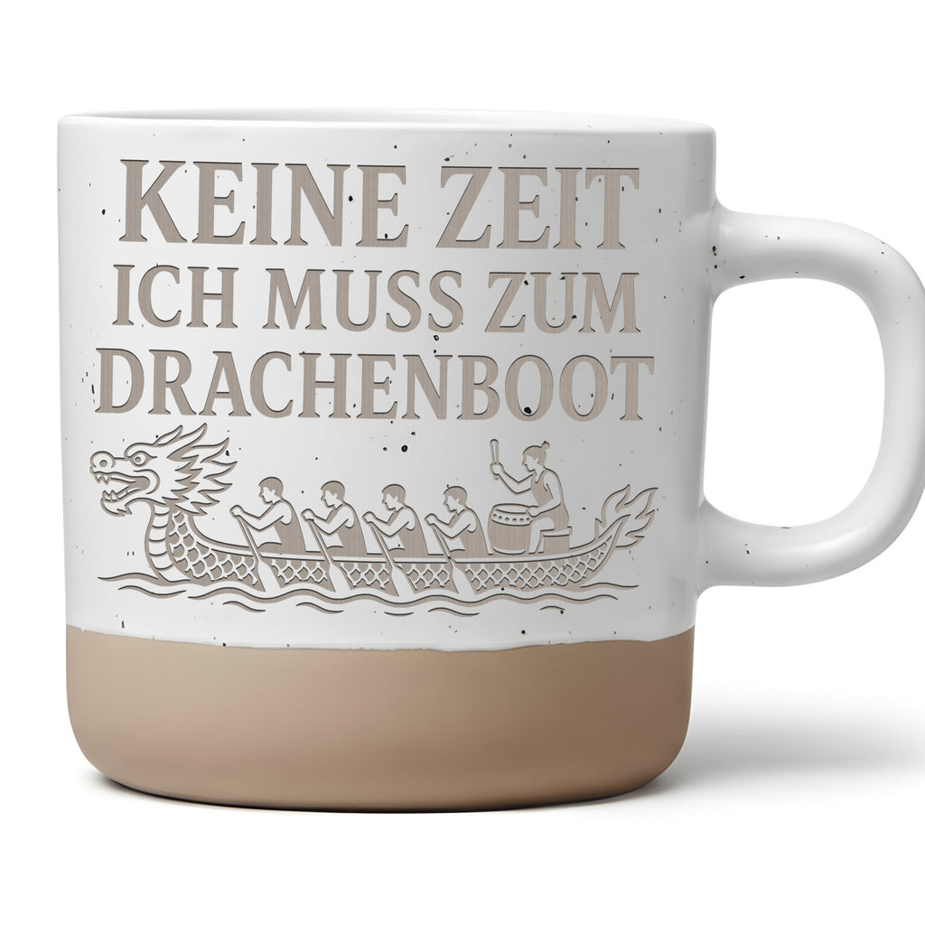 Keine Zeit ich muss zum Drachenboot Tasse - Geschenk für Paddler & Tea – Bild 1