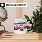 Glühwein Tasse 'Ich hab gekocht', lustiger Weihnachtsmarkt B – Schwarz [farbe:schwarz]