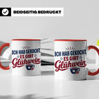 Glühwein Tasse 'Ich hab gekocht', lustiger Weihnachtsmarkt B – Rot [farbe:rot]