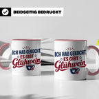 Glühwein Tasse 'Ich hab gekocht', lustiger Weihnachtsmarkt B – Rosa [farbe:rosa]