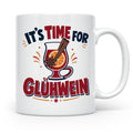 Glühwein Tasse mit Spruch It's Time for Glühwein Weihnachtsm – Weiß [farbe:weiß]