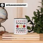 Programmierer Tasse "Delete Your Cookies" Lustiger Coder Spr – Schwarz [farbe:schwarz]