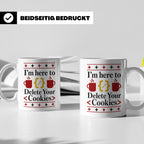 Programmierer Tasse "Delete Your Cookies" Lustiger Coder Spr – Weiß [farbe:weiß]
