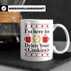 Programmierer Tasse "Delete Your Cookies" Lustiger Coder Spr – Weiß [farbe:weiß]