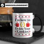 Programmierer Tasse "Delete Your Cookies" Lustiger Coder Spr – Schwarz [farbe:schwarz]