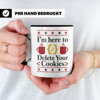 Programmierer Tasse "Delete Your Cookies" Lustiger Coder Spr – Schwarz [farbe:schwarz]