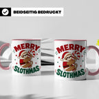 Faultier Tasse Merry Slothmas Lustiges Geschenkidee für Faul – Rosa [farbe:rosa]