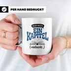 Buchliebhaber Tasse - Nur noch ein Kapitel Leseratte Geschen – Weiß [farbe:weiß]