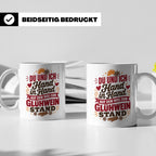Glühwein Tasse Du und Ich Hand in Hand, lustiger Spruch Weih – Weiß [farbe:weiß]