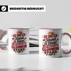 Glühwein Tasse Du und Ich Hand in Hand, lustiger Spruch Weih – Rosa [farbe:rosa]