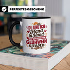 Glühwein Tasse Du und Ich Hand in Hand, lustiger Spruch Weih – Schwarz [farbe:schwarz]
