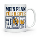 Handwerker Tasse Mein Plan für Heute lustiger Spruch für Sch – Weiß [farbe:weiß]