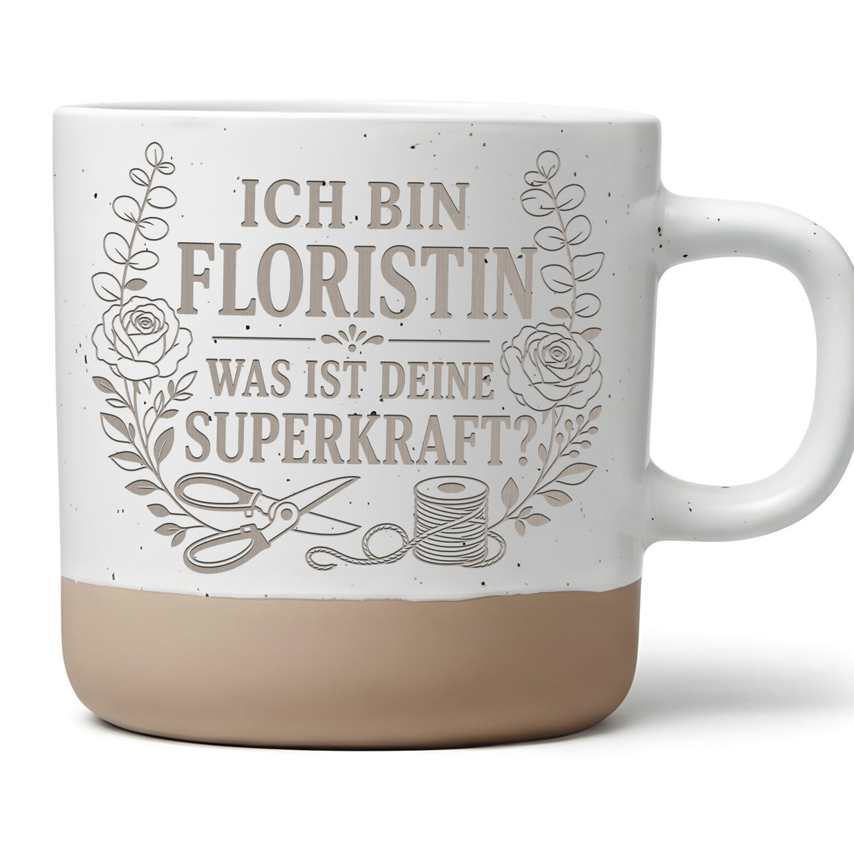 Ich bin Floristin was ist deine Superkraft Tasse - Geschenk für Kolleg – Bild 1