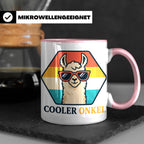 Cooler Onkel Tasse Lama, Lustiges Geschenk für den besten On – Rosa [farbe:rosa]