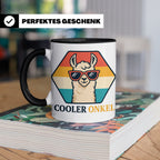 Cooler Onkel Tasse Lama, Lustiges Geschenk für den besten On – Schwarz [farbe:schwarz]