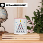 Badminton Tasse Weihnachtsbaum Federball Lustiges Geschenkid – Rosa [farbe:rosa]