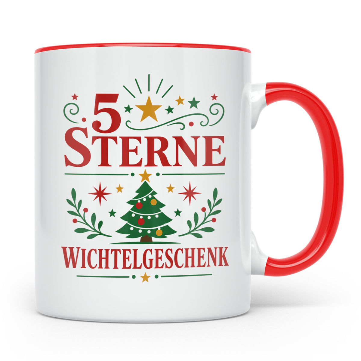 Wichtelgeschenk Tasse Wichteln Lustiges Geschenk für Arbeits – Rot [farbe:rot]