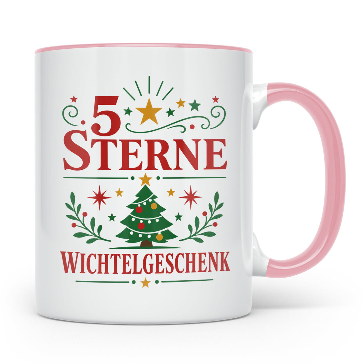 Wichtelgeschenk Tasse Wichteln Lustiges Geschenk für Arbeits – Rosa [farbe:rosa]