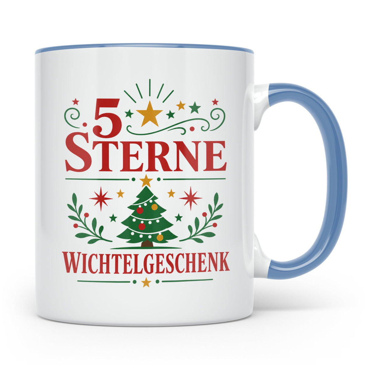 Wichtelgeschenk Tasse Wichteln Lustiges Geschenk für Arbeits – Blau [farbe:blau]