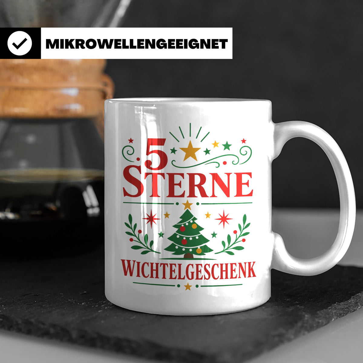 Wichtelgeschenk Tasse Wichteln Lustiges Geschenk für Arbeits – Weiß [farbe:weiß]