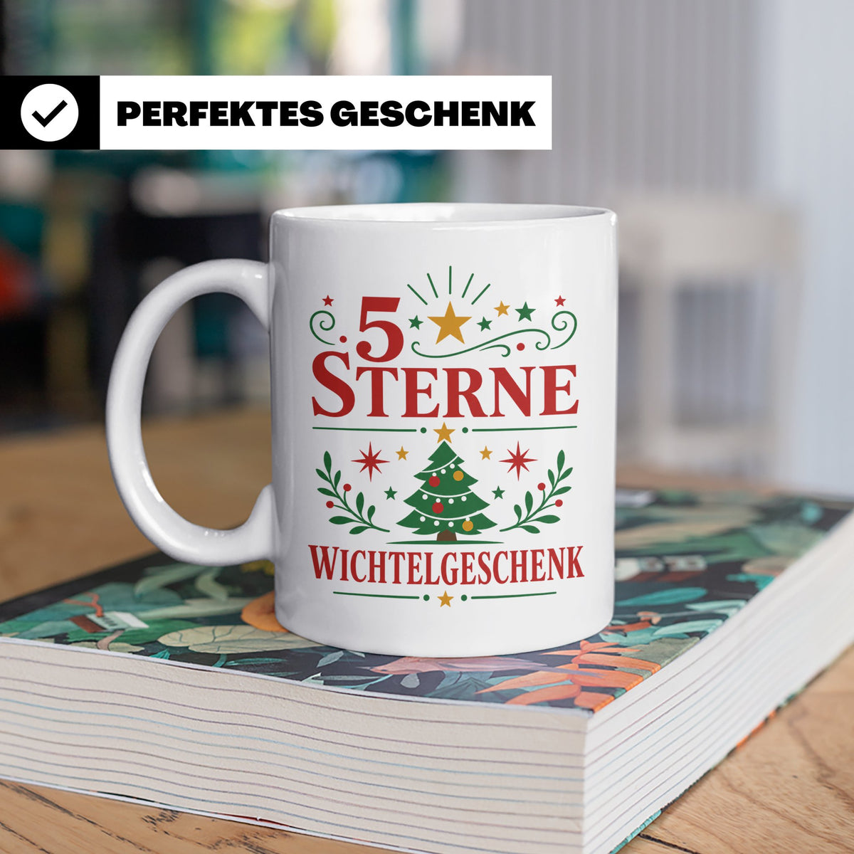 Wichtelgeschenk Tasse Wichteln Lustiges Geschenk für Arbeits – Weiß [farbe:weiß]