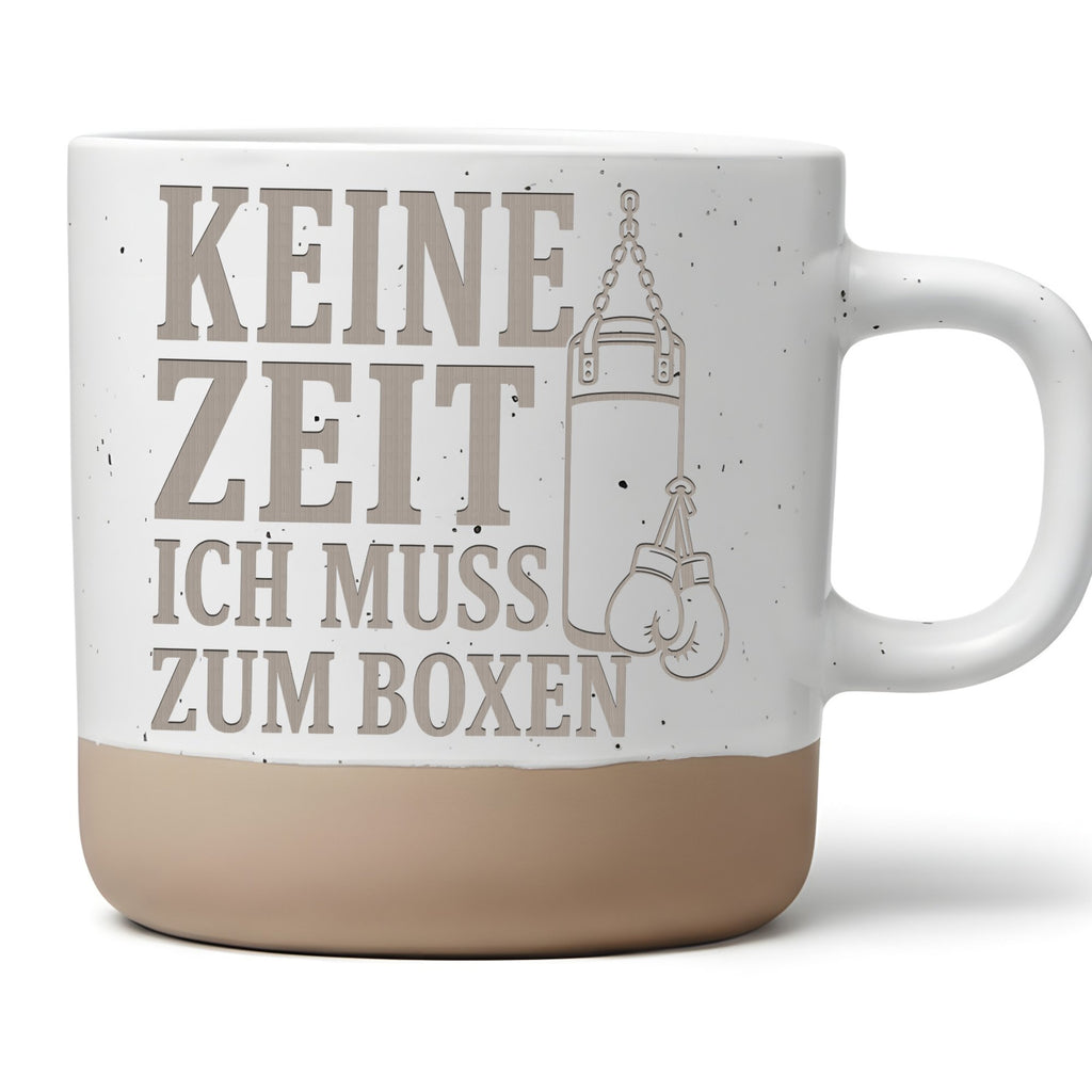 Keine Zeit ich muss zum Boxen Tasse - Geschenk für Boxer & Boxverein - – Bild 1
