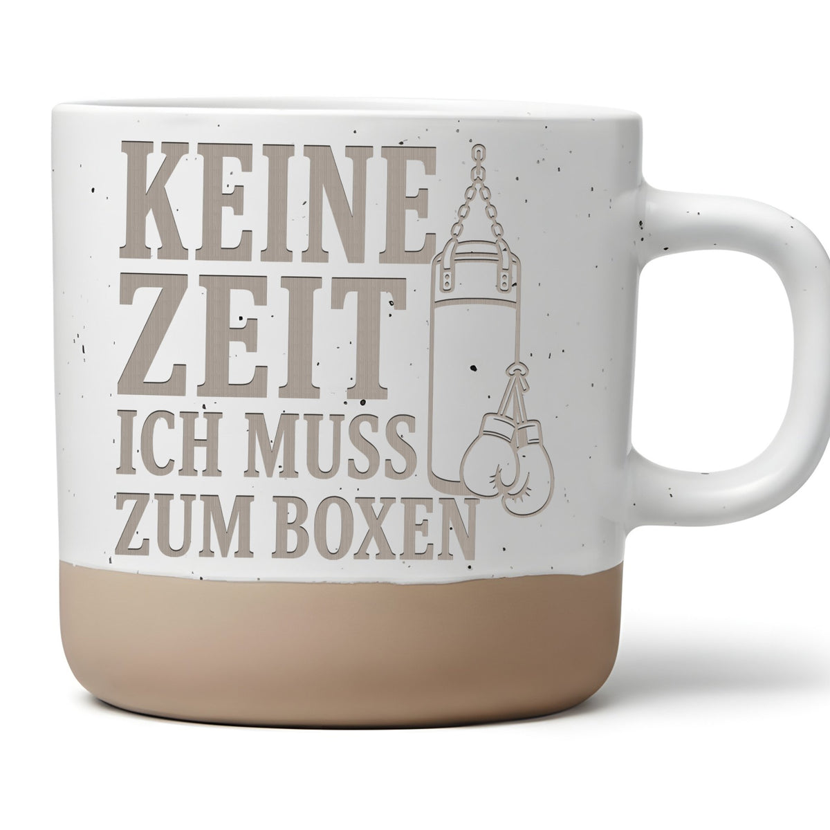 Keine Zeit ich muss zum Boxen Tasse - Geschenk für Boxer & Boxverein - – Bild 1