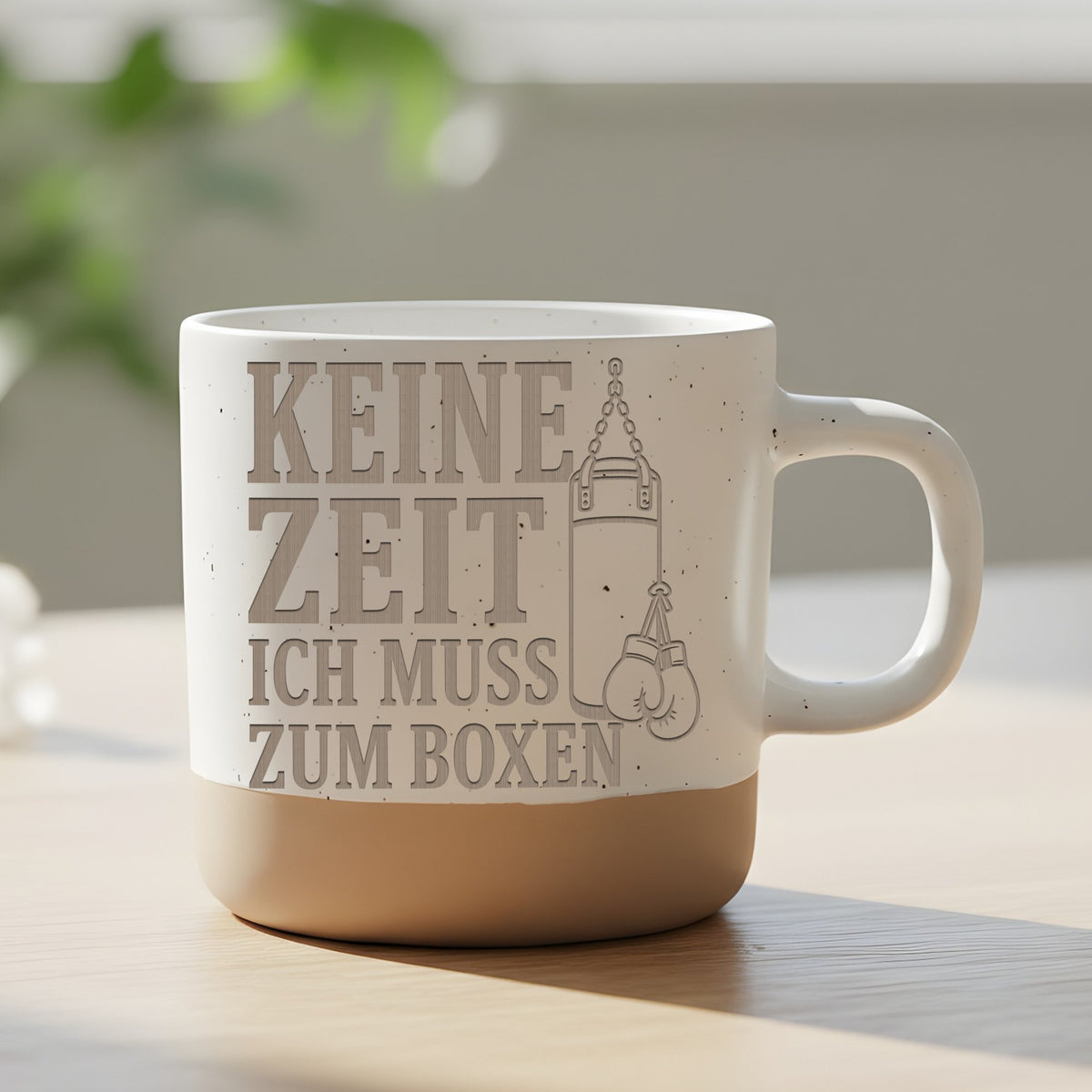 Keine Zeit ich muss zum Boxen Tasse - Geschenk für Boxer & Boxverein - – Bild 6
