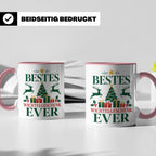Wichtelgeschenk Tasse "Bestes Wichtelgeschenk Ever" Lustige  – Rosa [farbe:rosa]