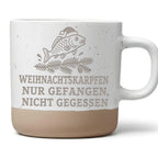Weihnachtskarpfen nur gefangen nicht gegessen Tasse - Geschenk für Kar – Bild 1