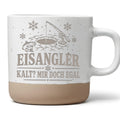 Eisangler kalt mir doch egal Tasse - Eisangeln Geschenk für Winterangl – Bild 1