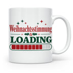 Weihnachtsstimmung Loading Tasse lustig für Gamer & Kollegen – Weiß [farbe:weiß]